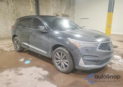 2020 Acura Rdx Technology z USA, uszkodzony, nr VIN 5J8TC2H50LL021614